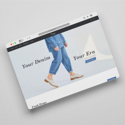 Clothing Website Homepage Figma Template