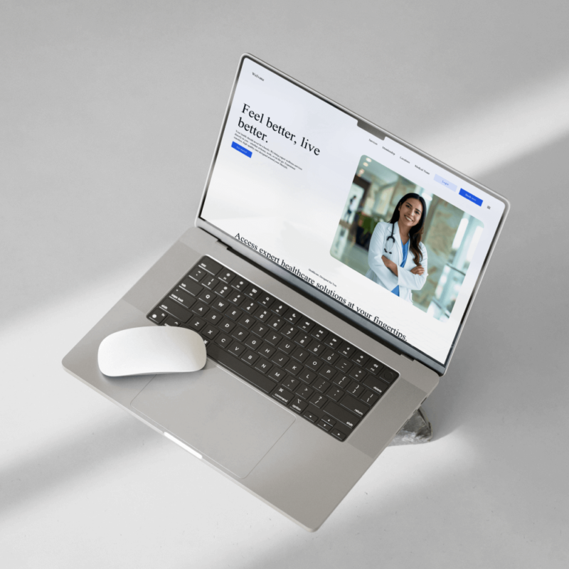 Healthcare Website Homepage Figma Template