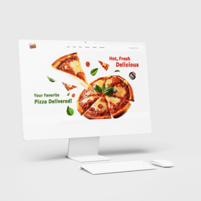 Pizza eCommerce Website Homepage Figma Template