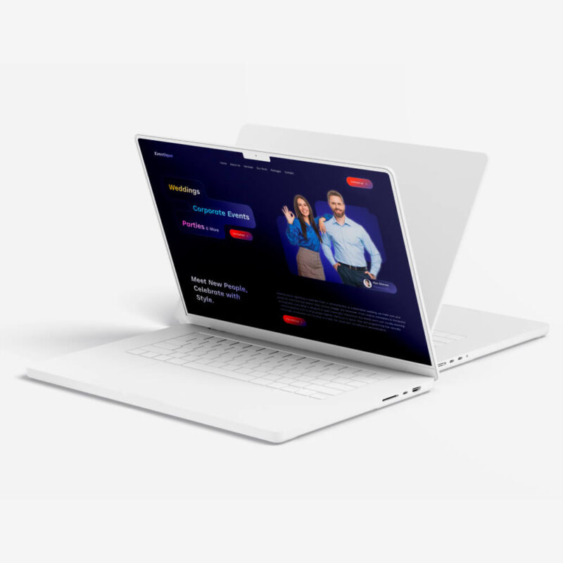 Event Management Website Homepage Figma Template