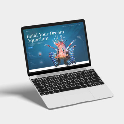 Fish Sale Website Homepage Figma Template