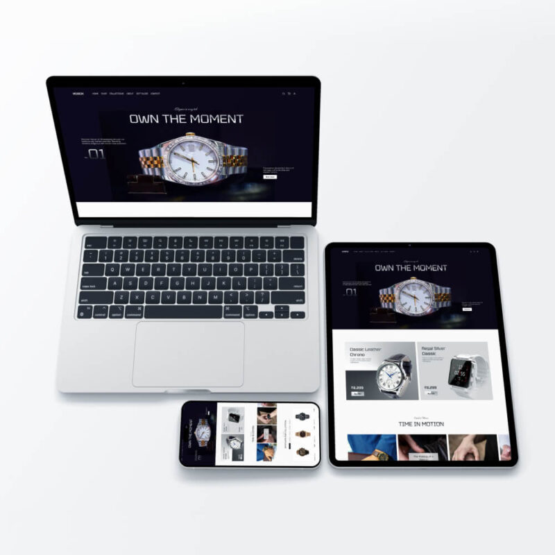 Watch Website Homepage Figma Template