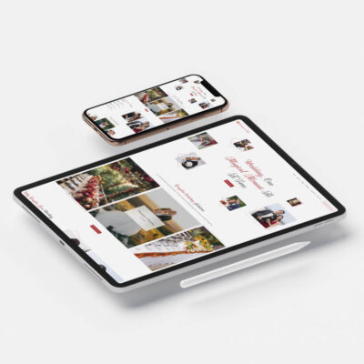 Wedding Organizers Website Homepage Figma Template
