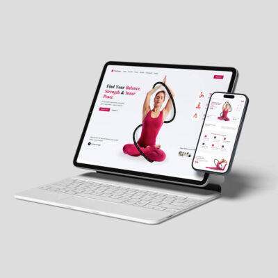 Yoga Training Website Homepage Figma Template
