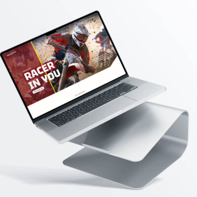 Racing Registration Website Homepage Figma Template