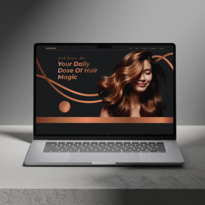 Hair Product Website Homepage Figma Template