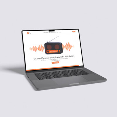 Radio Website Homepage Figma Template