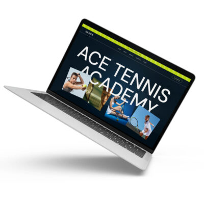 Tennis Academy Website Homepage Figma Template