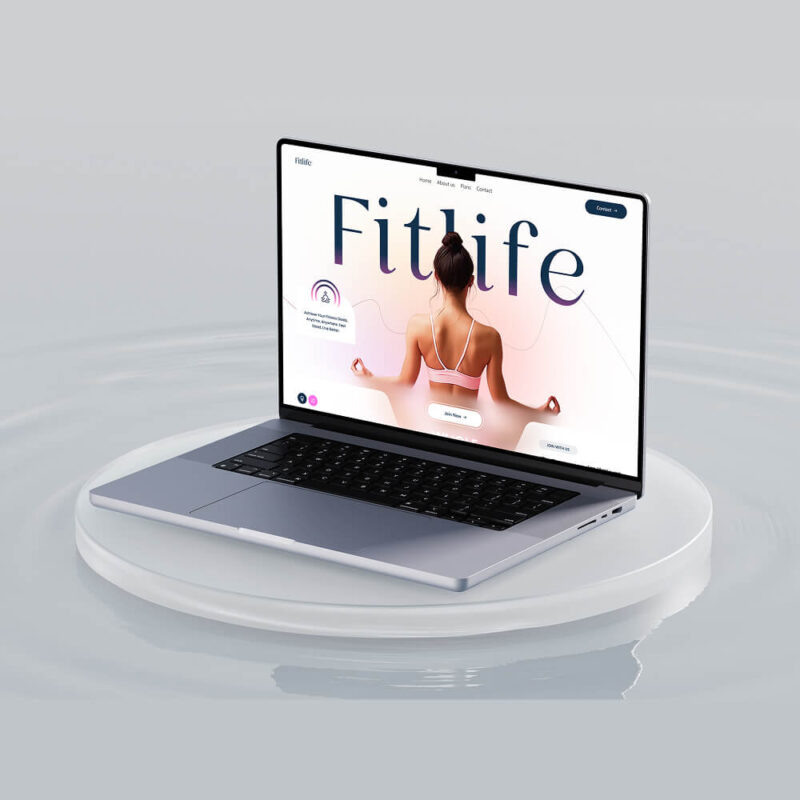 Yoga Life Website Homepage Figma Template