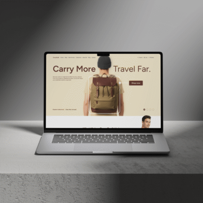 Bag Website Homepage Figma Template